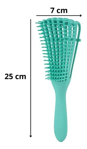 & Cepillo Peine Flexible Desenredante Cabello Rizado, Afro T