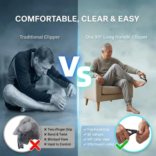 Cortaúñas Zaireg Ergonómico Estilo Alicate Plateado