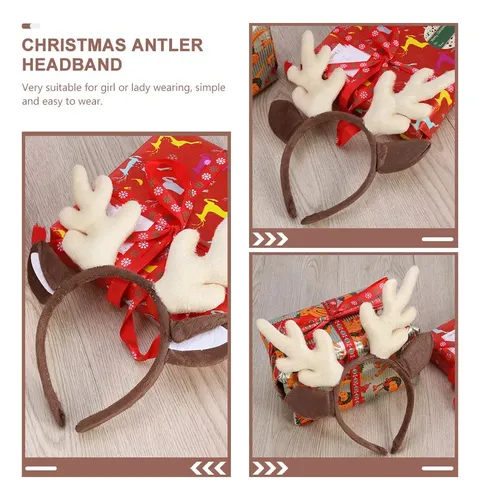 /// Headband With Horns, Christmas Headbands, 2 Units 2026//