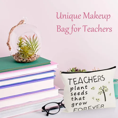 Bolsa De Maquillaje Frienda Teacher, Regalo De Agradecimient