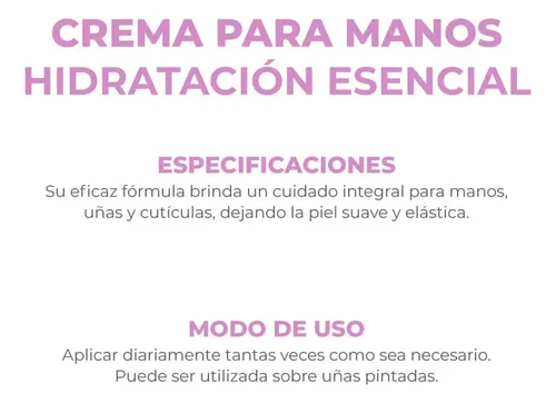 Crema Para Manos Dermaglos Hidratacion Esencial X100gr