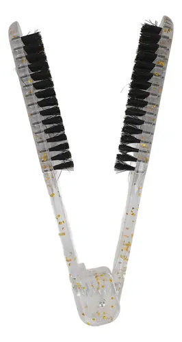 Cepillo Alisador De Pelo Con Pinza, Mango Ergonómico De Dobl