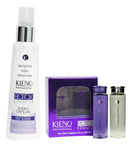 Kleno Bottox Keratin Suero Post Alisado + Ampollas