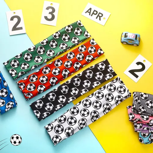 Cintas Para El Pelo De Fútbol Willbond 9 Piezas Para Niñas Y