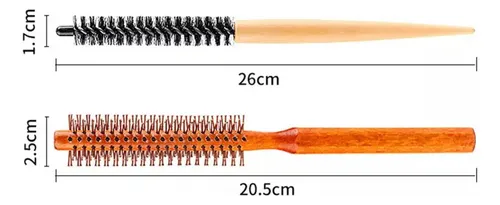 Nuevo Cepillo De Pelo Ondulado/mini Cepillo De Madera