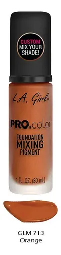 Base de Maquillaje Líquida L.A. Girl PRO.color Naranja 30mL Alta Cobertura