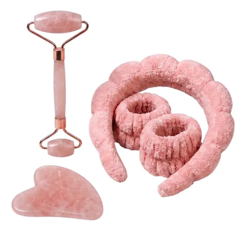 Combo Masajeador Facial Piedra Jade + Gua Sha + Regalo