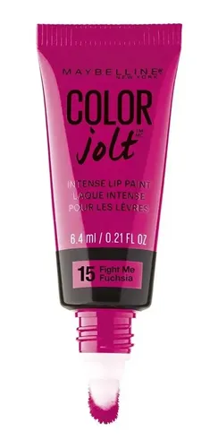 Labial Liquido Color Maybelline Color Jolt Intense Lip Paint Color 15 Fight Me Fuchsia