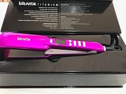 Plancha Vanta Titanium Planchita Placas Titanio 230° Grados