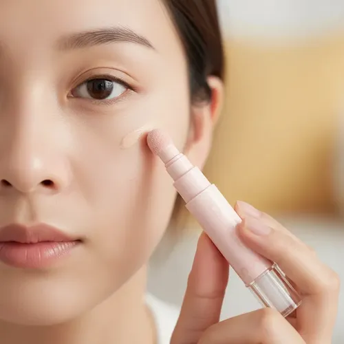 Corrector De Ojeras En Lápiz Con Aplicador Esponja Pro Nuevo