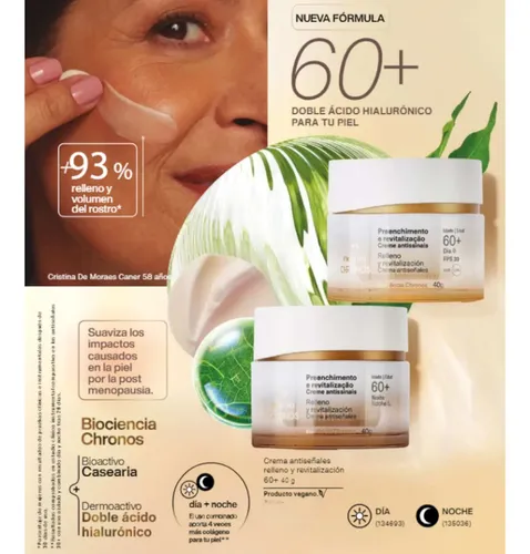 Crema Antiseñales 60+ Día Chronos Derma Natura Todo Tipo De Piel Día