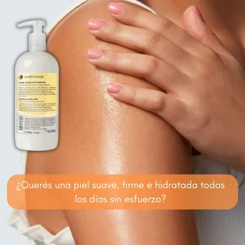 Crema Corporal Hidratante Antiage Leche Carthage Caviar 500