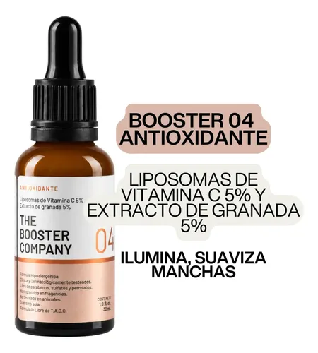 Booster 04 Antioxidante Vitamina C Liposomada Granada 30ml