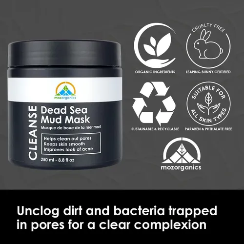 Mascarilla De Arcilla Del Mar Muerto Con Miel Manuka