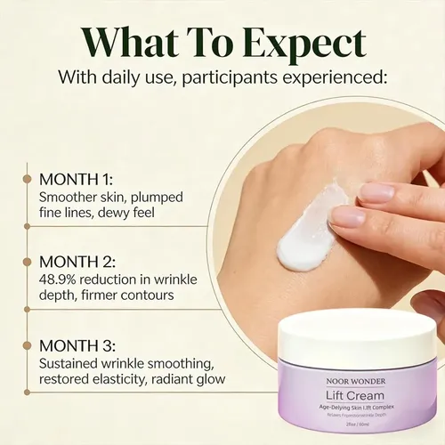 Crema Facial Noor Wonder Lift Para Mujer 60 Ml