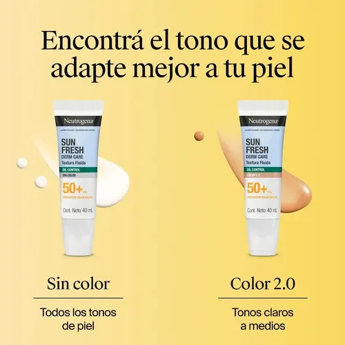 Protector Solar Neutrogena Oil Control Color Fps 50+ 40ml