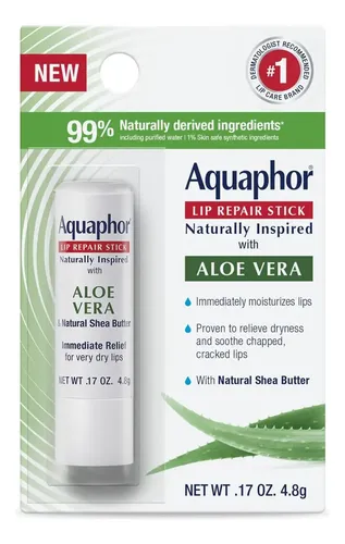 Aquaphor Stick Reparador Labial Naturalmente Inspirado Con