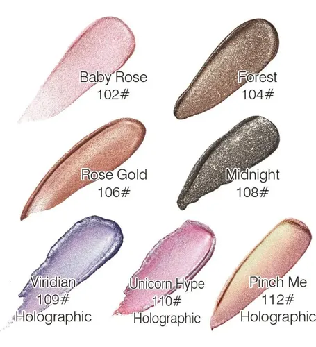Sombra Líquida De Ojos 12 Colores Duradera Resistente Al