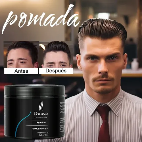 Dnovo Pomada Fijacion Fuerte 113 Gramos Peinado Gel Suavecit