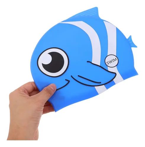 ` Gorro De Natación De Silicona For Niños, 2 Unidades: U