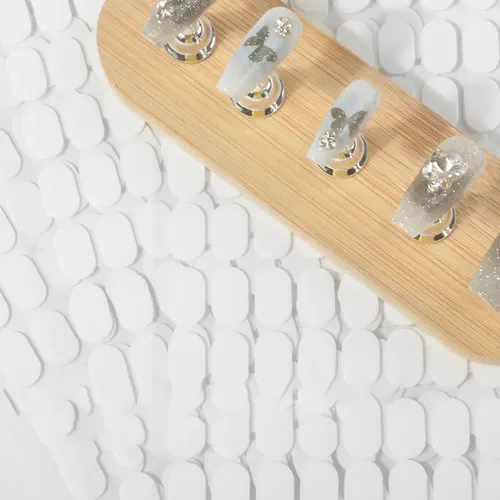 6 Hojas De Pegatinas Duales Para Uñas