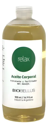Aceite Para Masajes Relax Biobellus 500ml