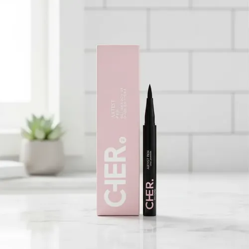 Cher Delineador En Fibra Negro Larga Duración Artist Pen