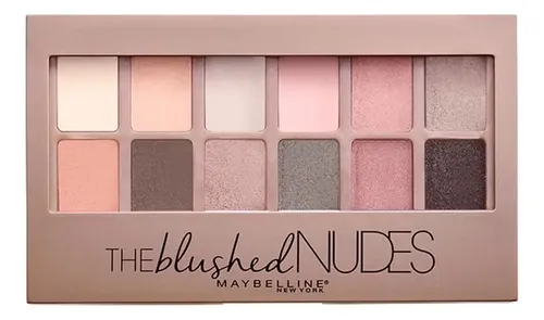 Paleta De Sombras De Ojos Maybelline The Blushed Nudes 12 tonos