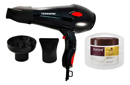 Secador Pelo Teknikpro Turboplus Elite 2800 +máscara Karseel