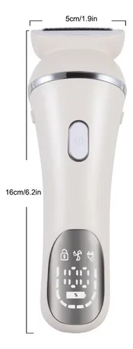 Depiladora Eléctrica Xp7 3 En 1 Usb  Mujer Facial Y Cuerpo