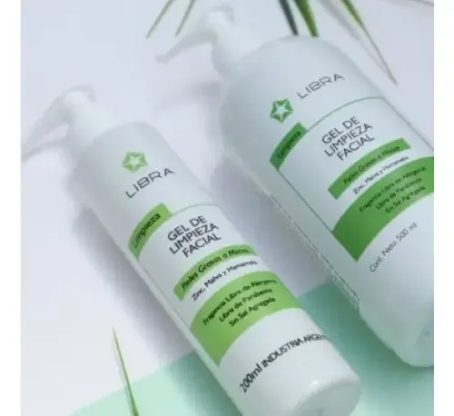 Gel De Limpieza Facial Libra Cosmética 200ml Piel Mixta
