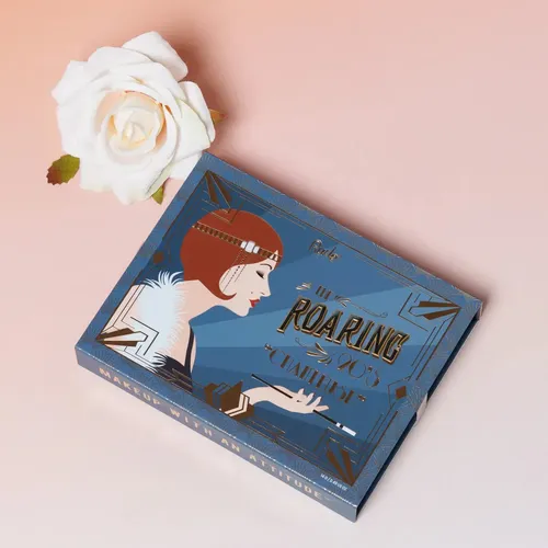 Paleta De Sombras Para Ojos De 12 Colores Frios The Roaring 20’s Chanteuse Rude Cosmetics