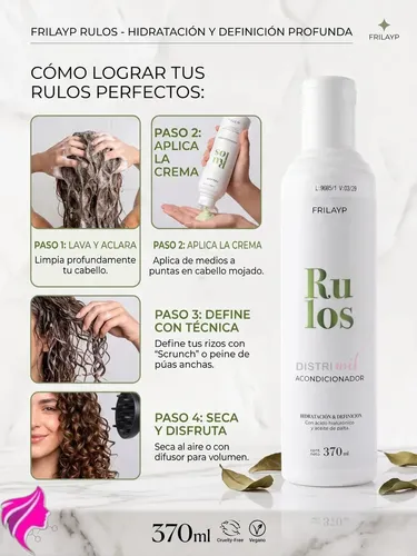 Kit Rulos Frilayp Shampoo + Acond X370ml Mascara X240ml