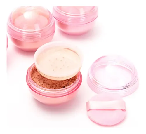 Iluminador En Polvo Skora Beauty Con Esponja Aplicadora