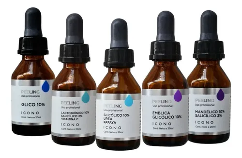 5 Peeling Icono 20ml Exfoliación Y Renovación Profesional Momento De Aplicación Noche Tipo De Piel Normal