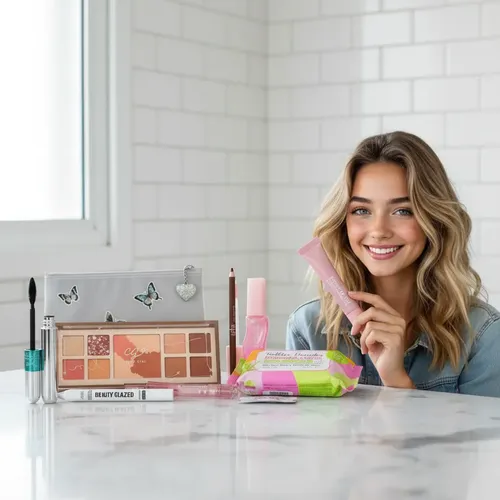Kit Maquillaje Niña Adolescente Tono Suave E Intenso Make Up