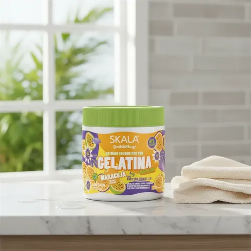 Skala Gelatina Modeladora Maracuja Protector Termico 550gr