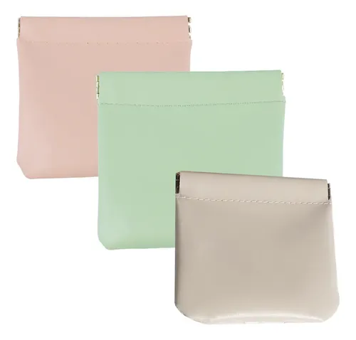 3 Bolsos De Maquillaje Impermeables Para Cartera