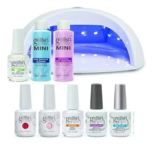 Kit Completo Salon Manicura Uñas Gelificadas Nail Polish Led