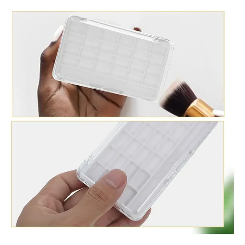 3 Piezas Paleta De Maquillaje Con Estuche Vacío Para Labial