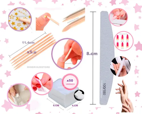 Kit Tips Mely Soft Gel X300u Press Gel Cherimoya, Linterna