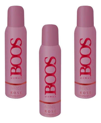 Perfume Boos Rosé Intense Rose EDP 90ml Set Spray Mujer