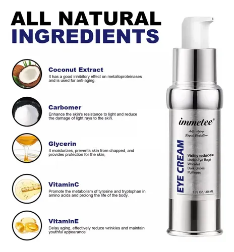 2 Unidades De Crema For Ojos Dos Minutos For Quitar Bolsas