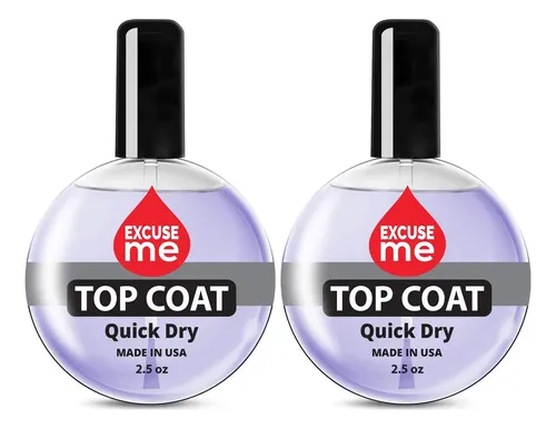 Esmalte En Frascos De 2.5 Oz. Rápido Secado Brillante