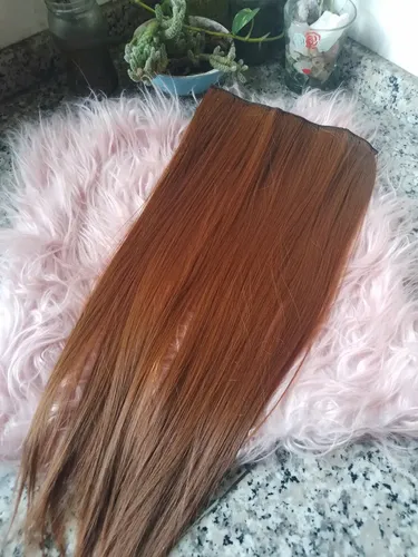 Cortinas De Pelo: Cabello Sintetico Premium Extensiones Color Cobrizo 30 Lacio