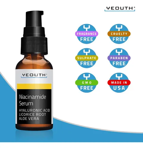 Sérum Yeouth Niacinamida 10% Con Ácido Hialurónico Y Aloe 30