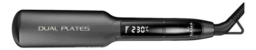 Plancha De Cabello Ga.ma X-wide Digital Dual Plates 4d 230° Negro