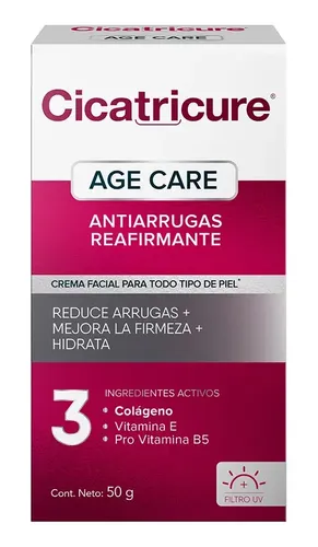 Cicatricure Age Care Antiarrugas Reafirmante Facial 50g Mome