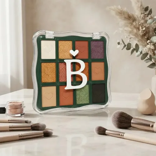 Paleta Tono 03 Sombras De Ojos 12 Colores Mate Brillante Maquillaje Rostro Veoquiero