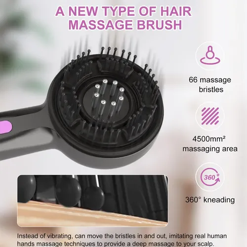 Cepillo Masaje Cabello Peinado Cuero Cabelludo